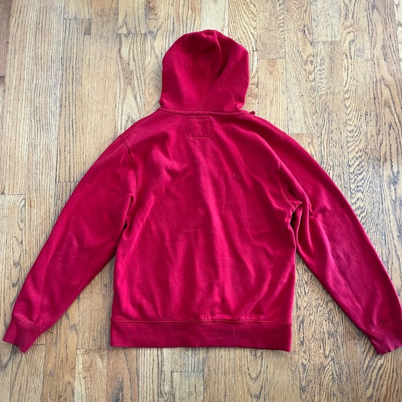 Old Navy Bright Red Zip-Up Hoodie - Picture 2 of 3